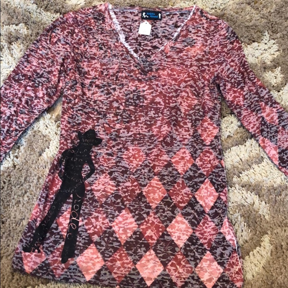 Burn out rodeo long sleeve shirt